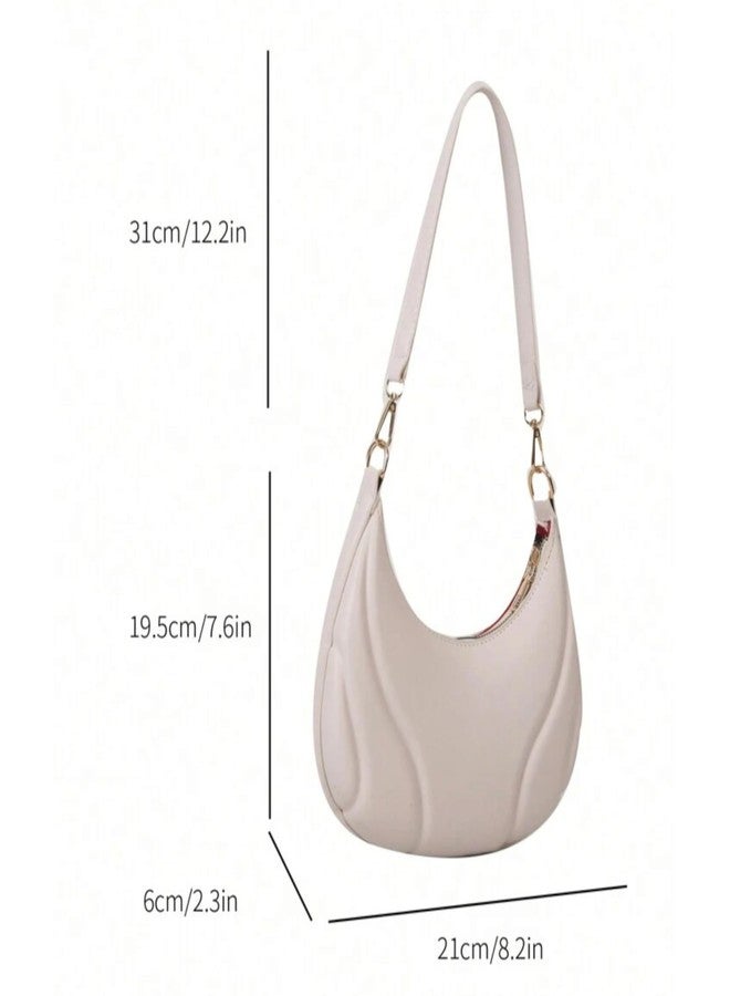 SANTORINI Mini Party handbags for Women | Small size hobo Shoulder bags (White) - Image 2